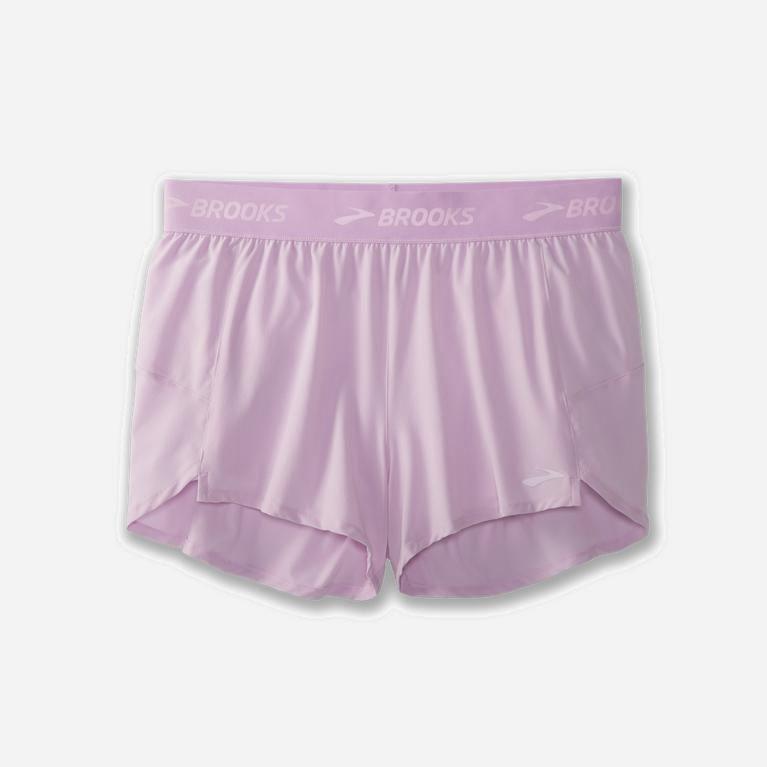 Brooks Women's Chaser 3 Running Shorts Singapore - Orchid Haze/Purple (21348-RMUW)